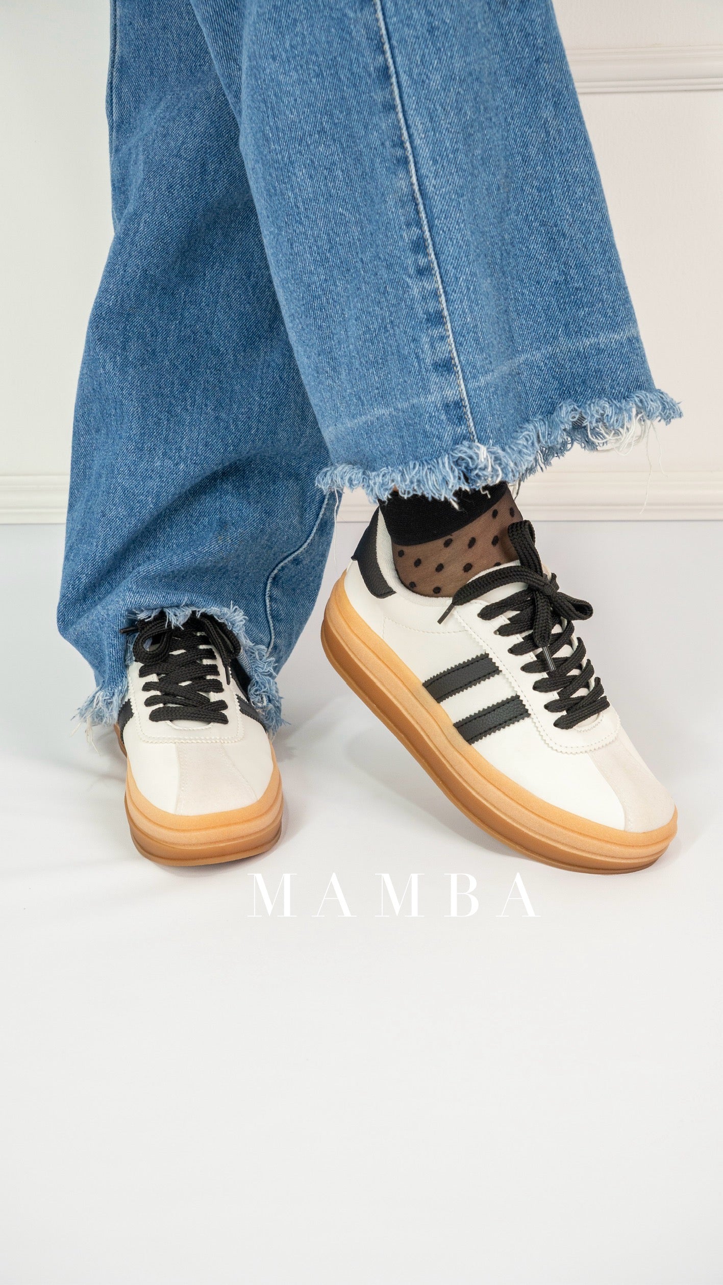Gazelle Blanco x Negro
