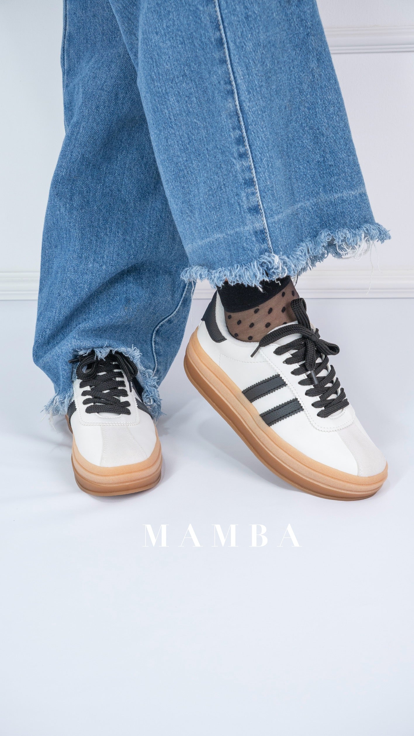 Gazelle Blanco x Negro