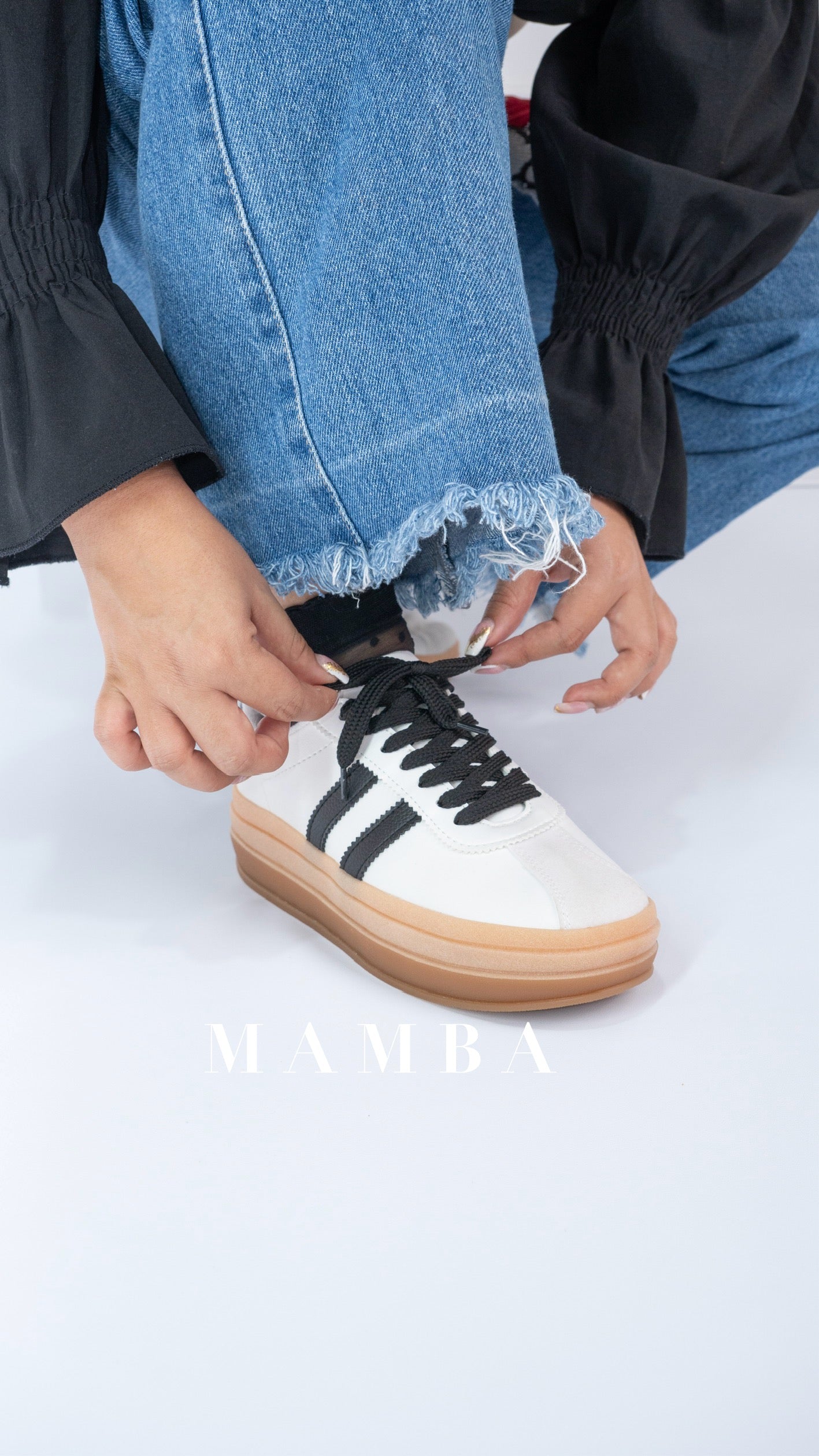 Gazelle Blanco x Negro