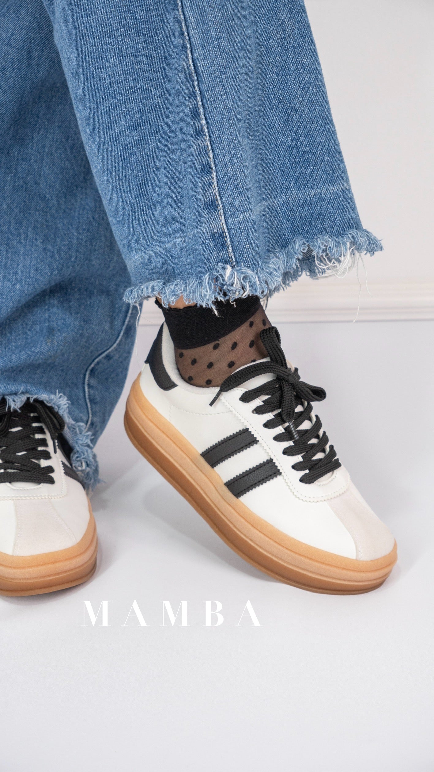 Gazelle Blanco x Negro