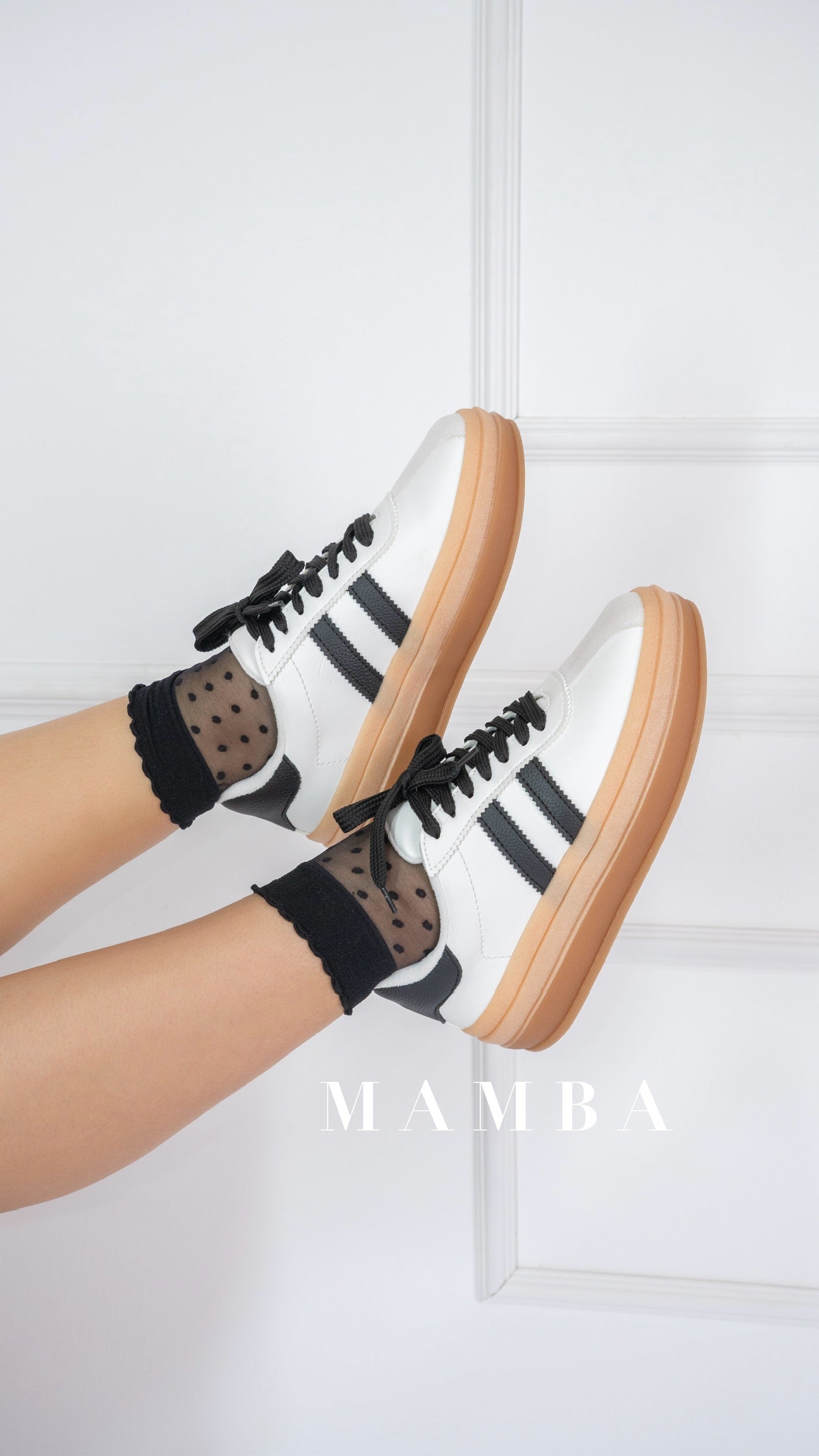 Gazelle Blanco x Negro