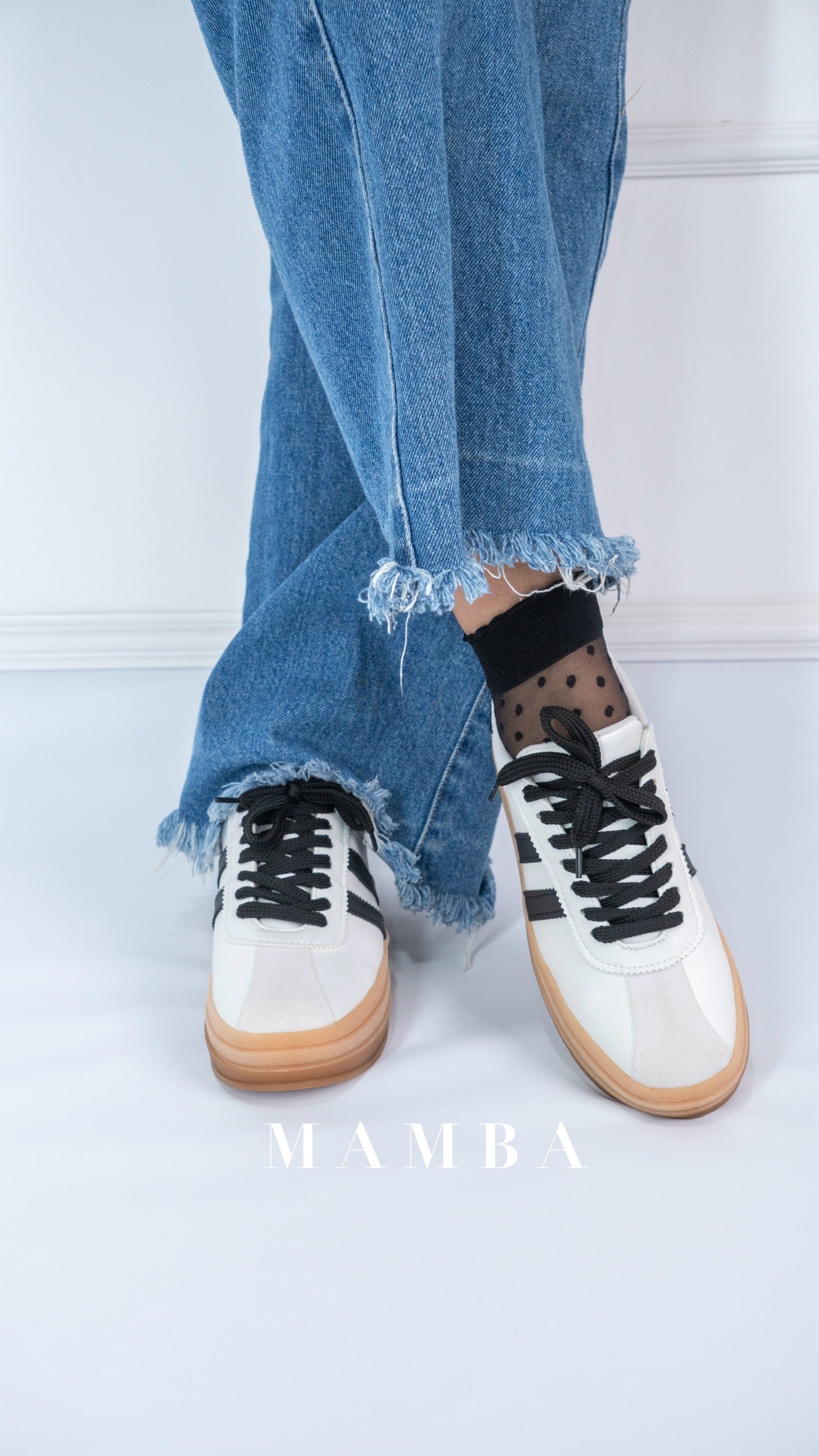 Gazelle Blanco x Negro
