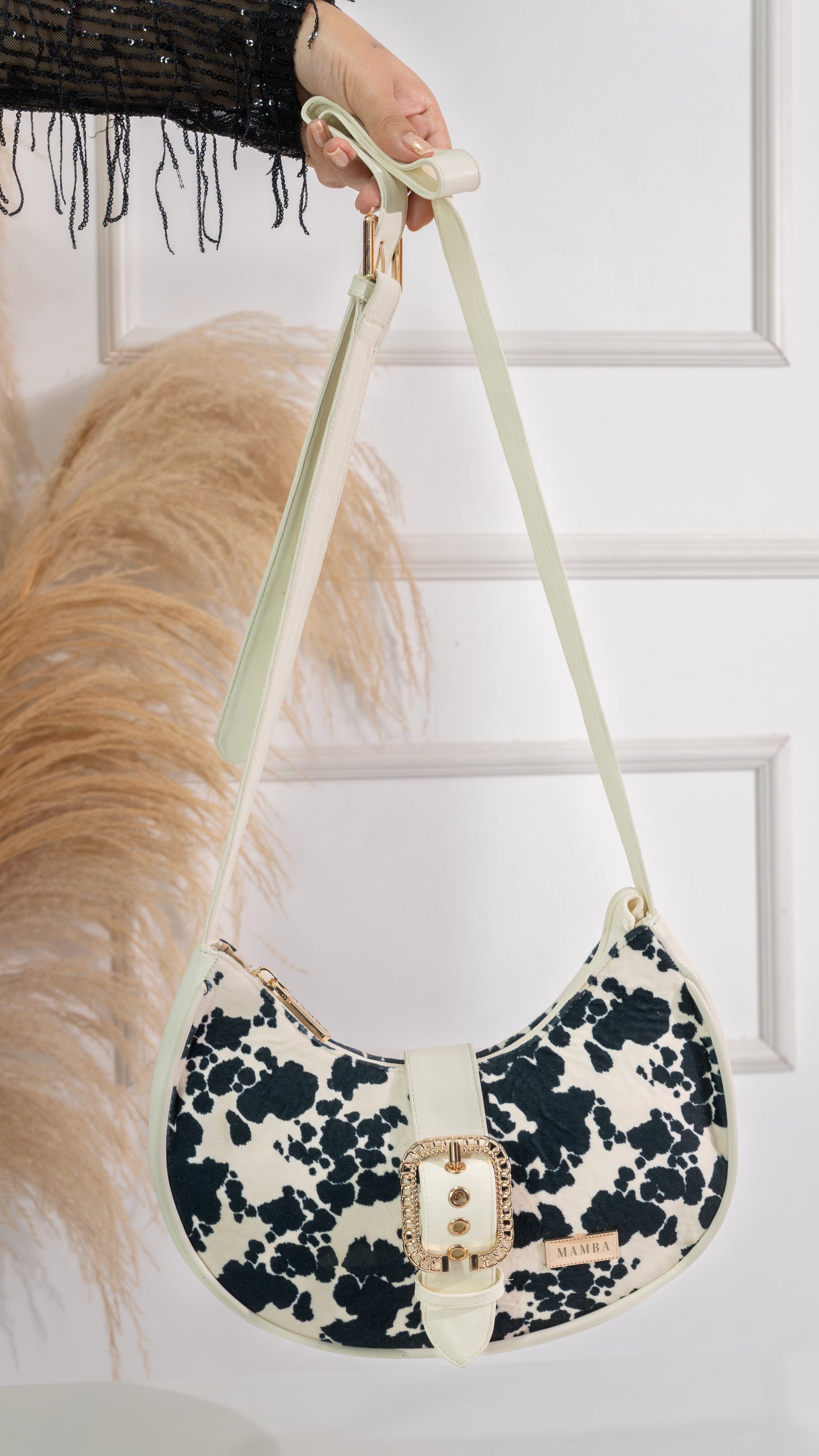 Grecia Cow Negro x Blanco